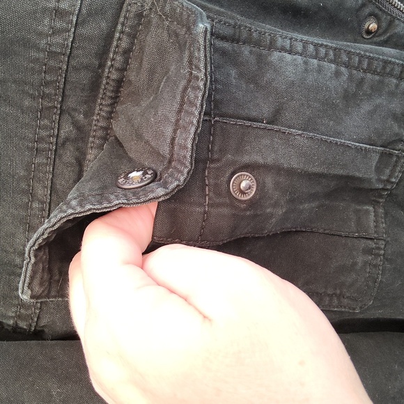 Levi's Black Jacket with Gray Hood Size XL - Picture 15 of 16